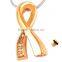 SRP8161 Fashionable Jewelry Gold Ribbon Cremation Urn Pendant