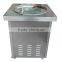 single pan fried ice cream machine/thailand fried ice cream machine/ stir roll ice cream machine