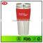 450ml thermos double stainless steel coffee mug with press lid