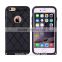 2016 New fashion gold Armor Dot Hole Hollow phone back cover case for Apple iPhone 6/6s