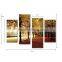 Beautiful streetscape yellow tree canvas prints for living room