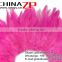 ZPDECOR Wholesale Bleached Dyed HOT PINK Strung Chinese Rooster Saddle Feather