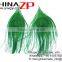 Leading Supplier CHINAZP Wholesale High Quality Dyed Green Trimmed Short Peacock Feathers for Earrings