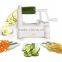 Multifunction handle vegetable fruit spiral slicer vegetable spiralizer zucchini noodle cutter