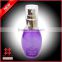 New design fancy purple perfume spray atomizers PET bottles