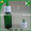 trade assurance green 30ml round glass dropper bottles with white cap
