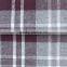100% Cotton Twill Shirting Fabric, Flannel/Two-side Brushing Check/Plaid Fabric
