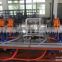 Rotary ultrasonic testing system for high speed tube testing directly in the production line
