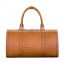 Customize exquisite perfect looking luxury ostrich leather travel duffle bag
