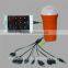 3w solar panel 3w led lamp solar camping tent lighting