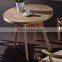 Round Antique Wooden tea table, wooden coffee table, wooden dining table design