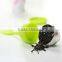 BPA Silicone And Stainless Steel Tea Infuser Leaf Strainer Silicone Leaf