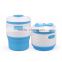 Colorful soft non-toxic collapsible silicone mugs for sublimation
