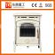 Hardwood burning well fireplace/wood burning stove with beautiful Ivory white colour