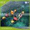 amazon hot sell PC plastic 100% crystal clear bottom kayak transparent