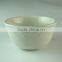 Cheap white ceramic bowl/porcelain soup bowl in stocklots