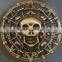 Custom collection ancient coin skull medallion