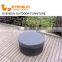 Hot sale beach double sun lounger with waterproof cushion sunbed set