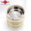 Eco-friendly wheat design 3 layer round thermal container/ food warmer