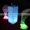Hot sale modern 16 colors changeable waterproof led bar chair