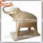 Great Quality of Outdoor Decoration Equipment Life Size Fiberglass Thailand Elephant Statue