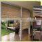 reed curtain with pulley