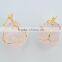 high quality rose quartz pendant charms fashion rose quartz pendant jewelry accessories for druzy necklace