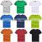 Wholesale solid color plain t shirt custom t shirt 100% cotton election t shirts