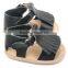 Latest fashion make your own kids girls sandals leather shoes