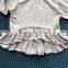 DYJ-157 Persnickety Remark girls long sleeve top designs Wholesale children's boutique icing ruffle shirts colorful polo shirts