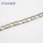 Eco-friendly Zinc White Gold Magnetic Bracelet For Ladies