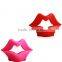 Food-grade Silicone Mouth Lip G-spot Cock Ring Vibrating
