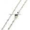 Stainless Steel Singapore Twisted Curb Chain Necklace DIY Waving Chain Jewelry,Unisex