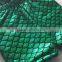 Green Sparkle Fish Scale Mermaid Children Costume Shorts