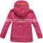children hardshell jacket with hood & removable polar fleece liner