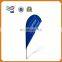 Outdoor custom printed teardrop banner beach flag manufacture
