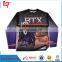 sublimation long arm shirt custom long sleeve top wear