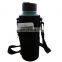 Simple Black Easy Taking Adjustable Strap Neoprene Water Bottle Sling