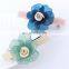 Customize Classic Simple Gold Stripe Color Series Acrylic Hair Barrettes For Long Hair