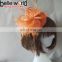 2014 NEW Wedding Orange Hair Fascinator haibands