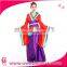 Cheap party decoration hen halloween costume in good quality japanes kimono costume