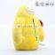 Yellow college mascots customs plush stuffed animal toys
