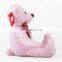 Bear Type and Plush,100% pp stuffing and polyester Material plush teddy bear toy for couple