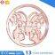 Zinc alloy promotion custom logo tungsten gold coins