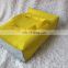 custom wholesale yellow and white printing felt handbag