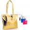 gold gloss color Top Quality Promotion Laminated Non Woven Bag/Non Woven Shopping