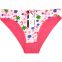 Yun Meng Ni Sexy Underwear Cute Flower Printed Briefs Ultra Comfortable Cotton Ladies Panties