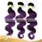 Direct Sell Ombre Purple Peruvian Virgin Body Wave, Peruvian Hair