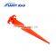 11IN Plastic Tent Peg Orange Pin ground stake