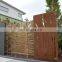 Corten Steel Garden Screen Laser Cut Custom Design